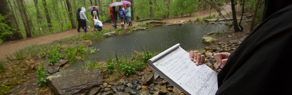 Environment and Sustainability Students in Preserve