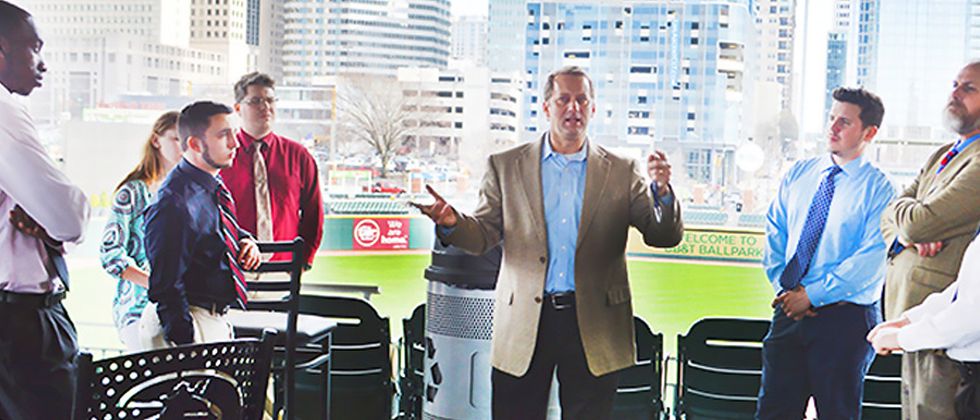 Carolina Panthers and Charlotte Knights welcome Catawba's Sport Management  students